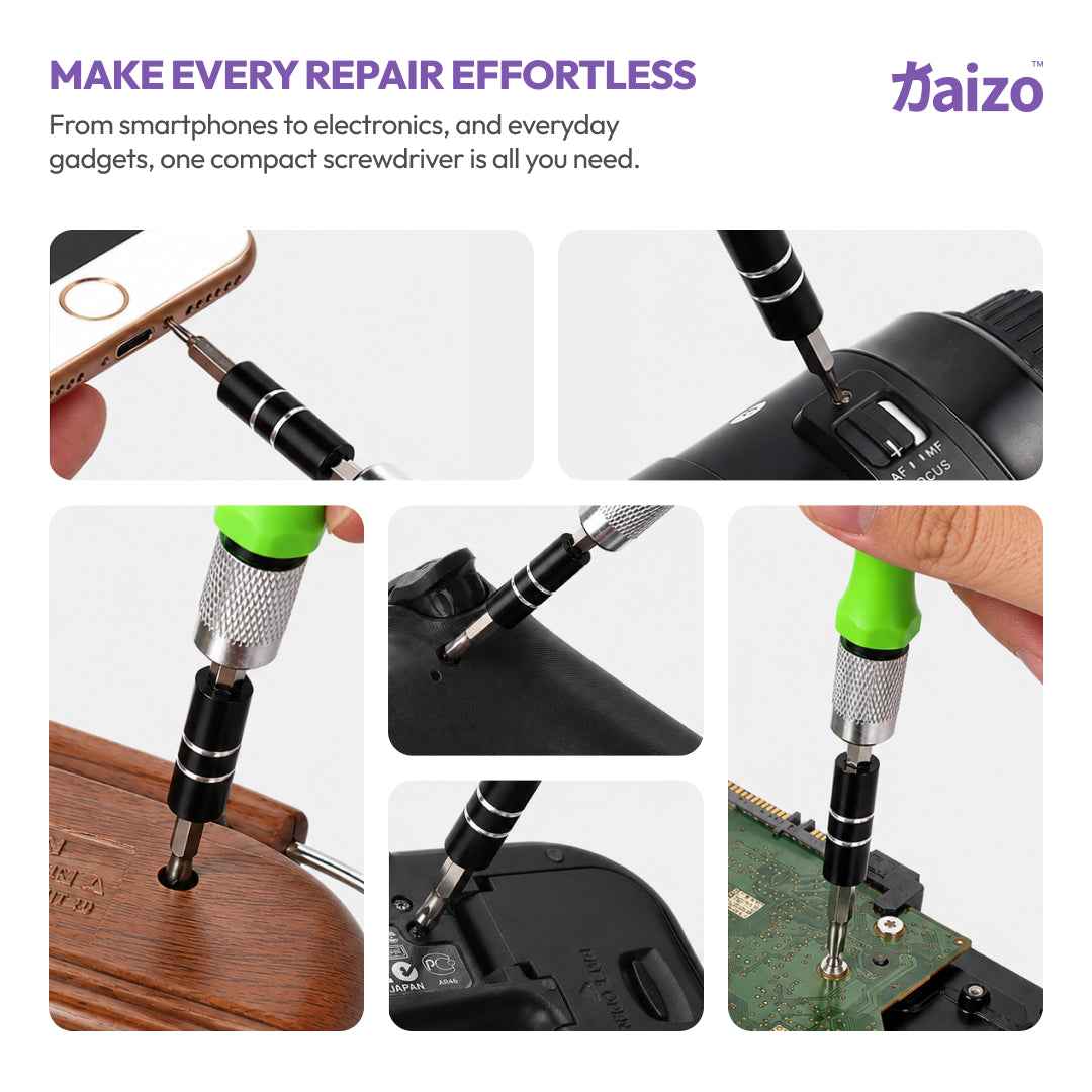 Kaizo NEJI - Mini Toolkit | Precision Multi-Bit Repair Tool Kit