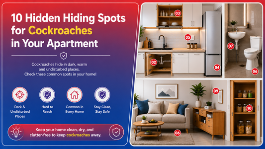 Top 10 Hidden Cockroach Spots in Your Apartment