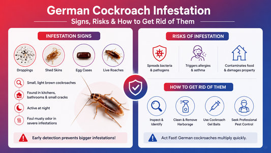 German Cockroach Infestation: Signs, Risk & How to Get Rid of Them