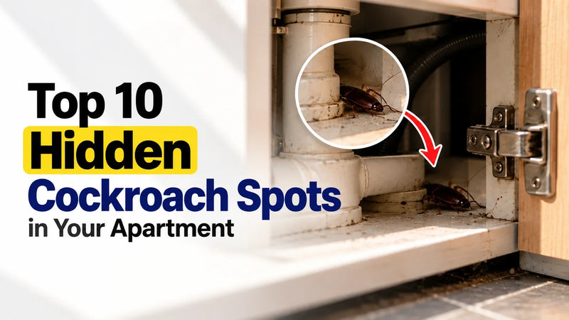 Top 10 Hidden Cockroach Spots in Your Apartment