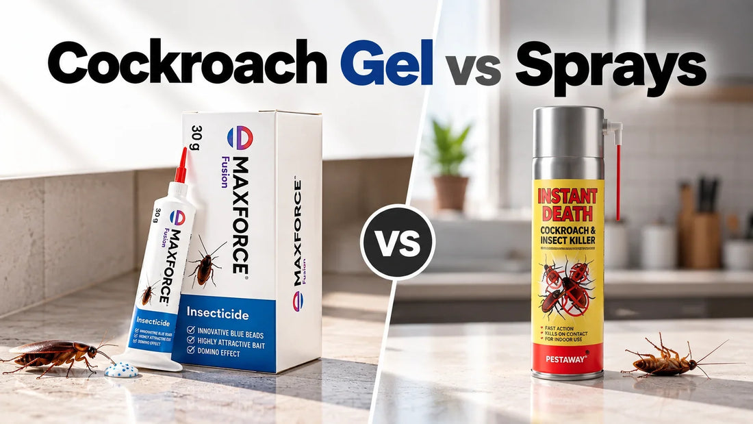 Cockroach Gel vs. Spray: Which Works Better in Indian Homes?
