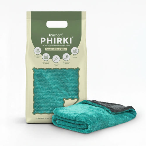 Phirki Premium 1200 GSM Microfiber Car Cleaning Cloth