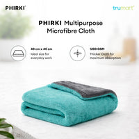 Phirki Premium 1200 GSM Microfiber Car Cleaning Cloth - trumart