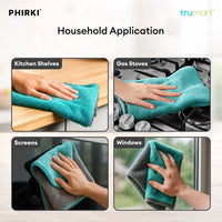 Phirki Premium 1200 GSM Microfiber Car Cleaning Cloth - trumart