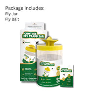 Gumtree Fly Trapp Jar and Fly Bait packaging on a white background