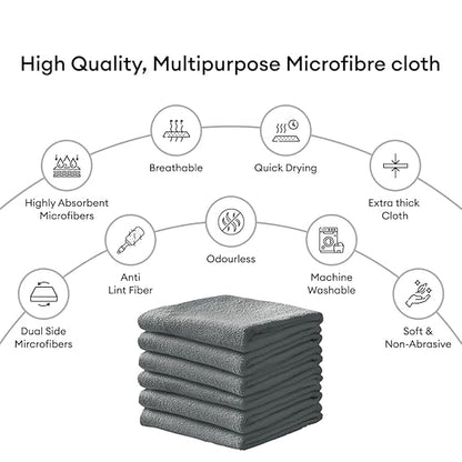 Phirki Premium Microfiber Cloths – Pack 12