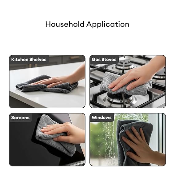 Phirki Premium Microfiber Cloths – Pack 12