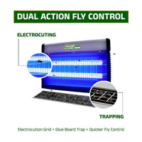 Gumtree Flyvore fly control device with dual action features on a white background