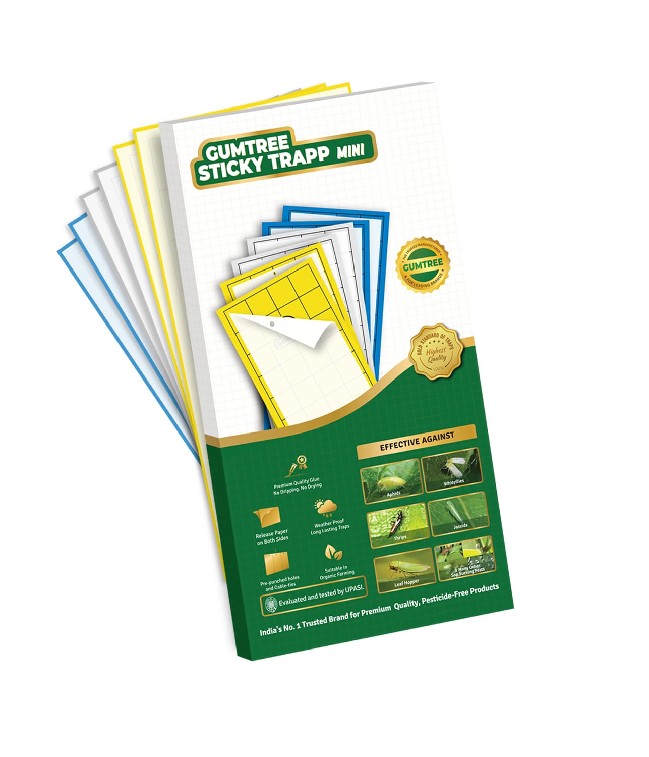 Gumtree White Sticky Traps Mini Pack of 20