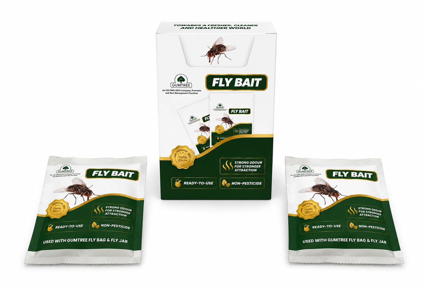 Gumtree Fly Trapp Bait Powder for Housefly Control | 2 x 40g