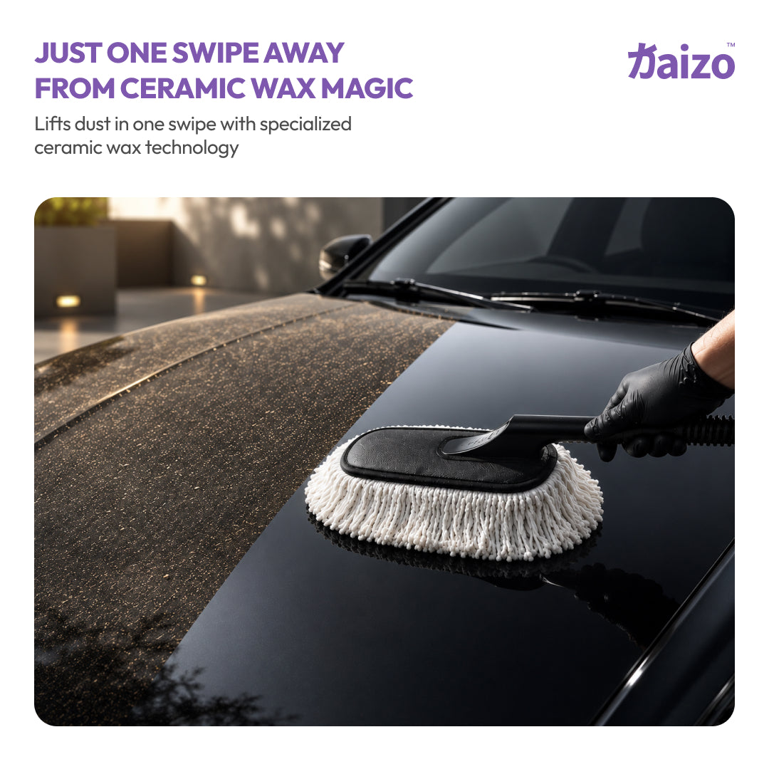 Kaizo MOFU - Car Duster - Lint-Free & Scratch-Free Car Cleaner Brush