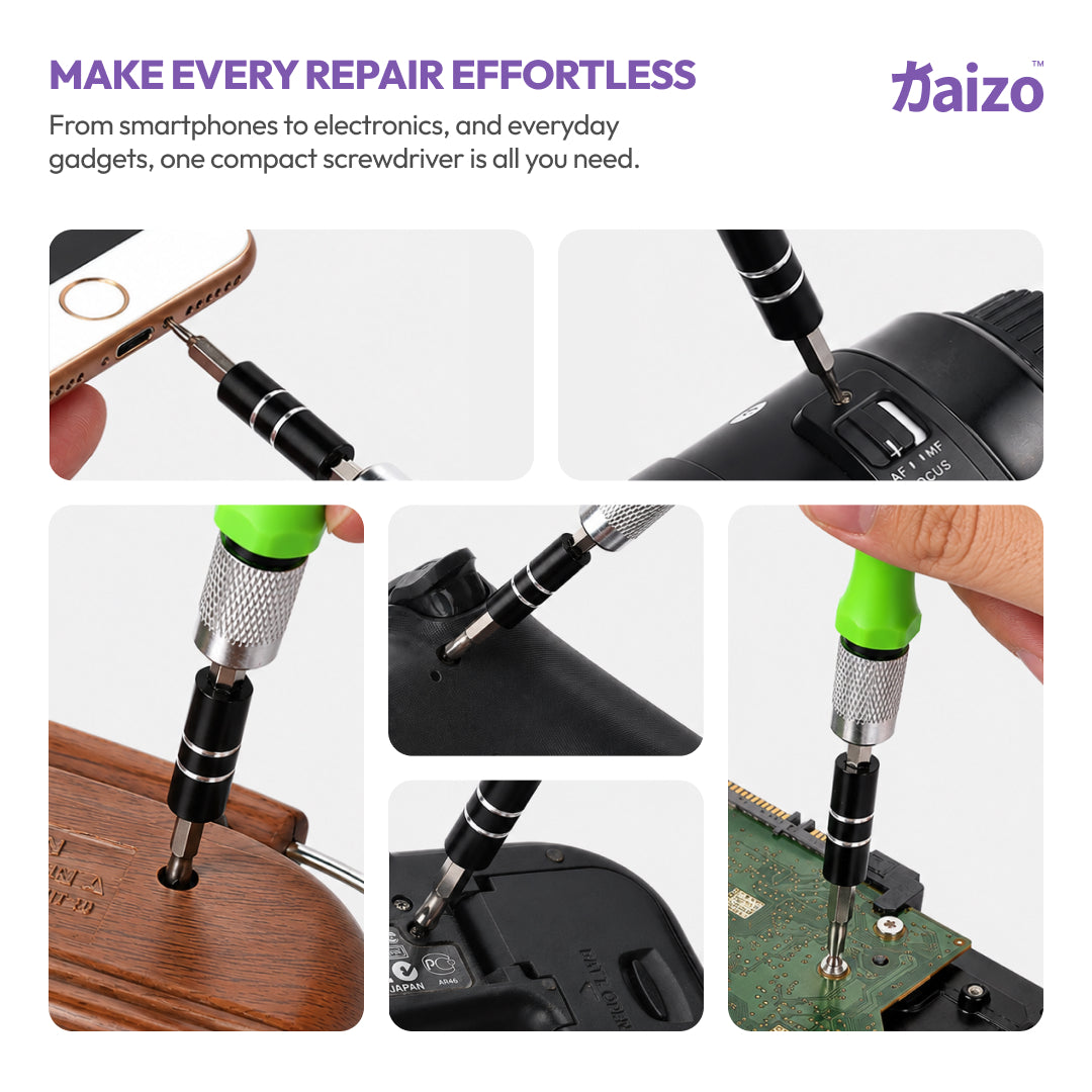 Kaizo NEJI - Mini Toolkit | Precision Multi-Bit Repair Tool Kit