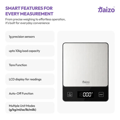 Kaizo NORI - Weightwise Kitchen Weighing Scale | Precision for Perfect Portions