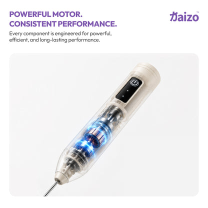 Kaizo ZUMI - Rechargeable Milk Frother: Perfect Foam for Coffee Lovers