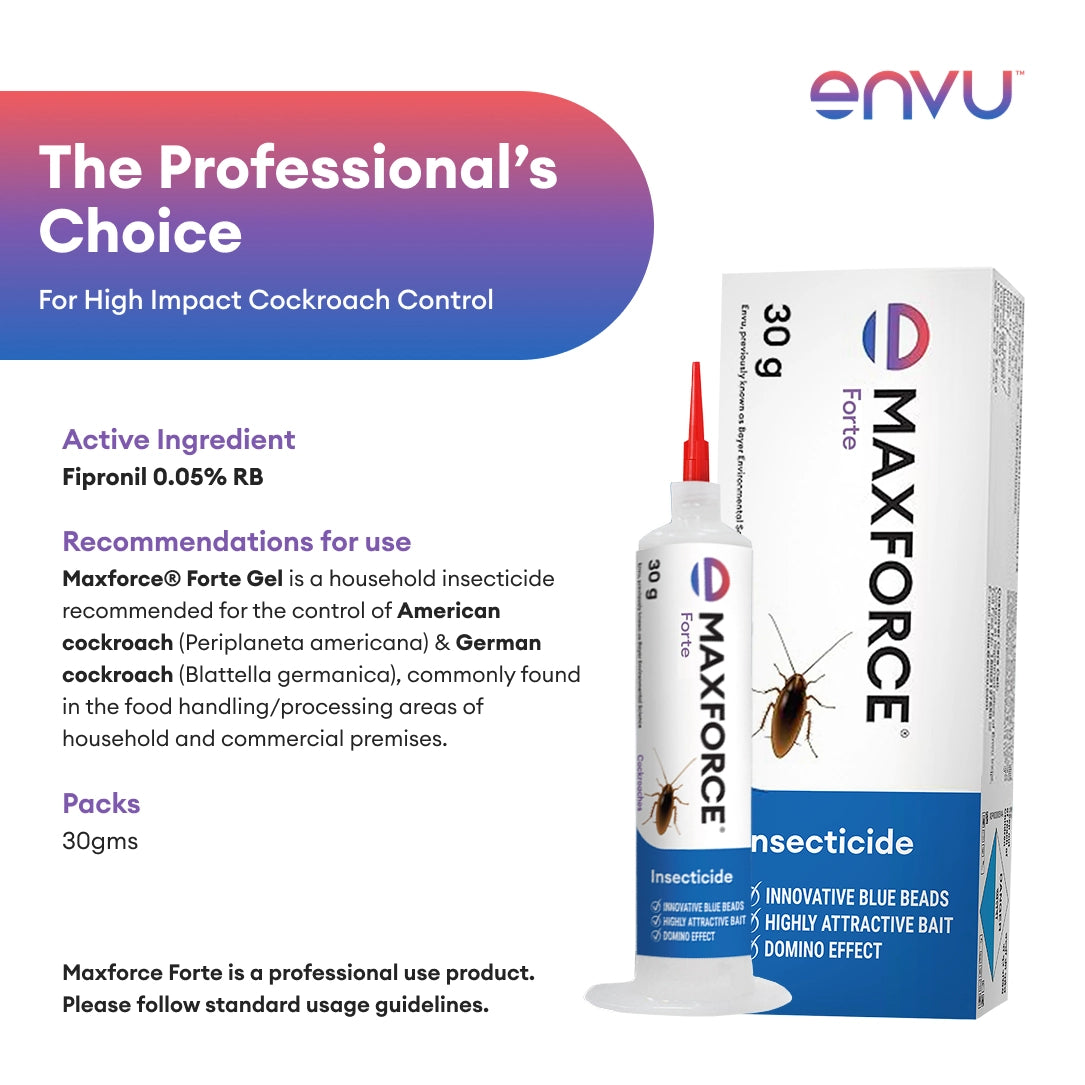 Envu Maxforce Forte Cockroach Killer Gel - 30g