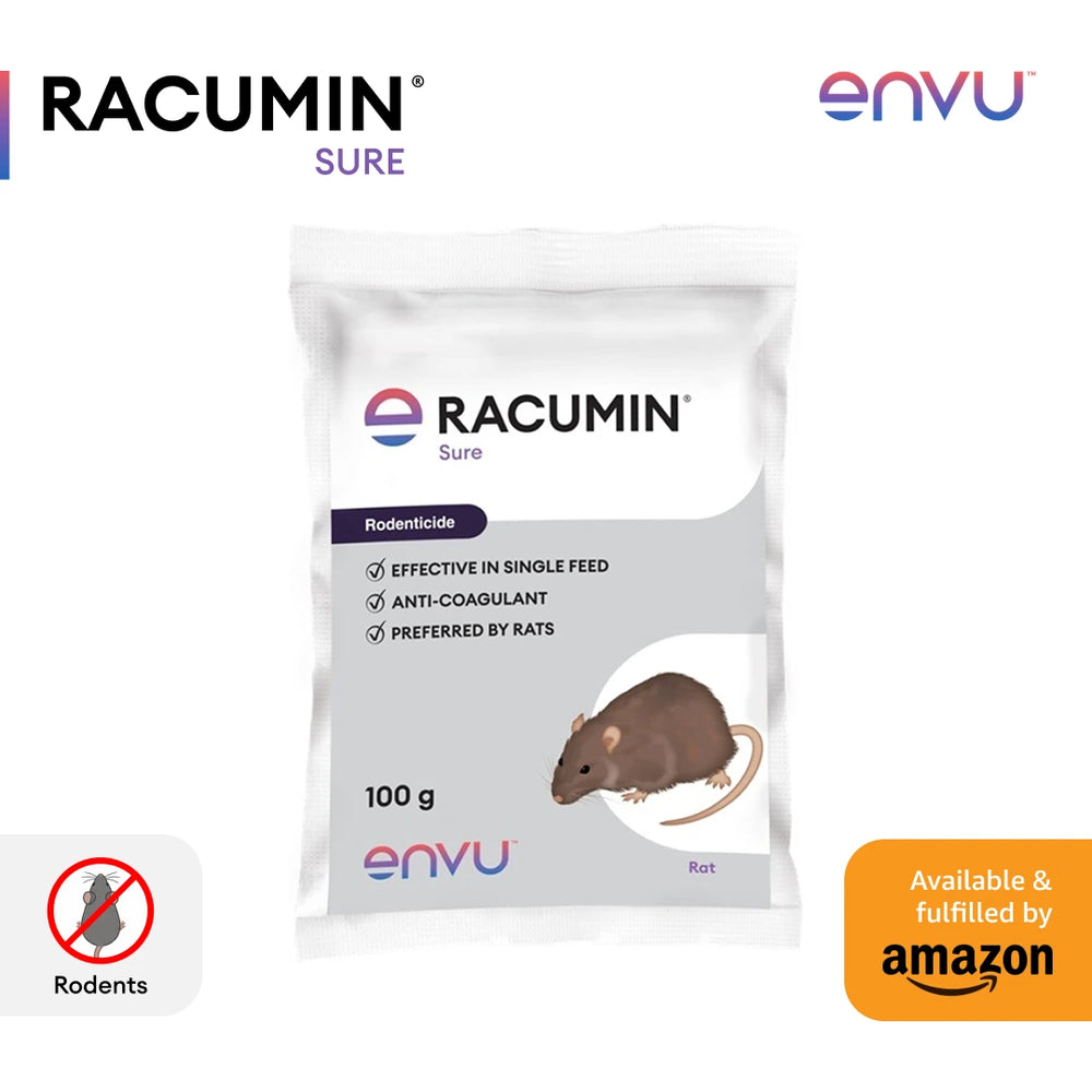 Racumin Sure Rodent Control Wax Blocks – 100g (Pack of 5)